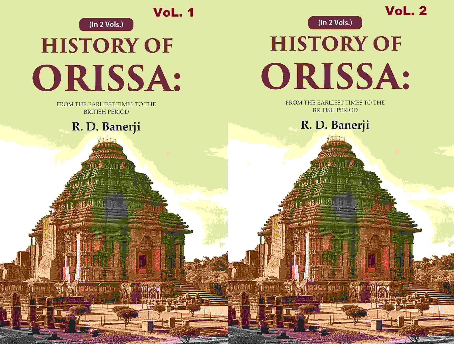 History of Orissa: From the Earliest Times to the British Period 2 Vols. Set - Gyan Books - Swadesiicart