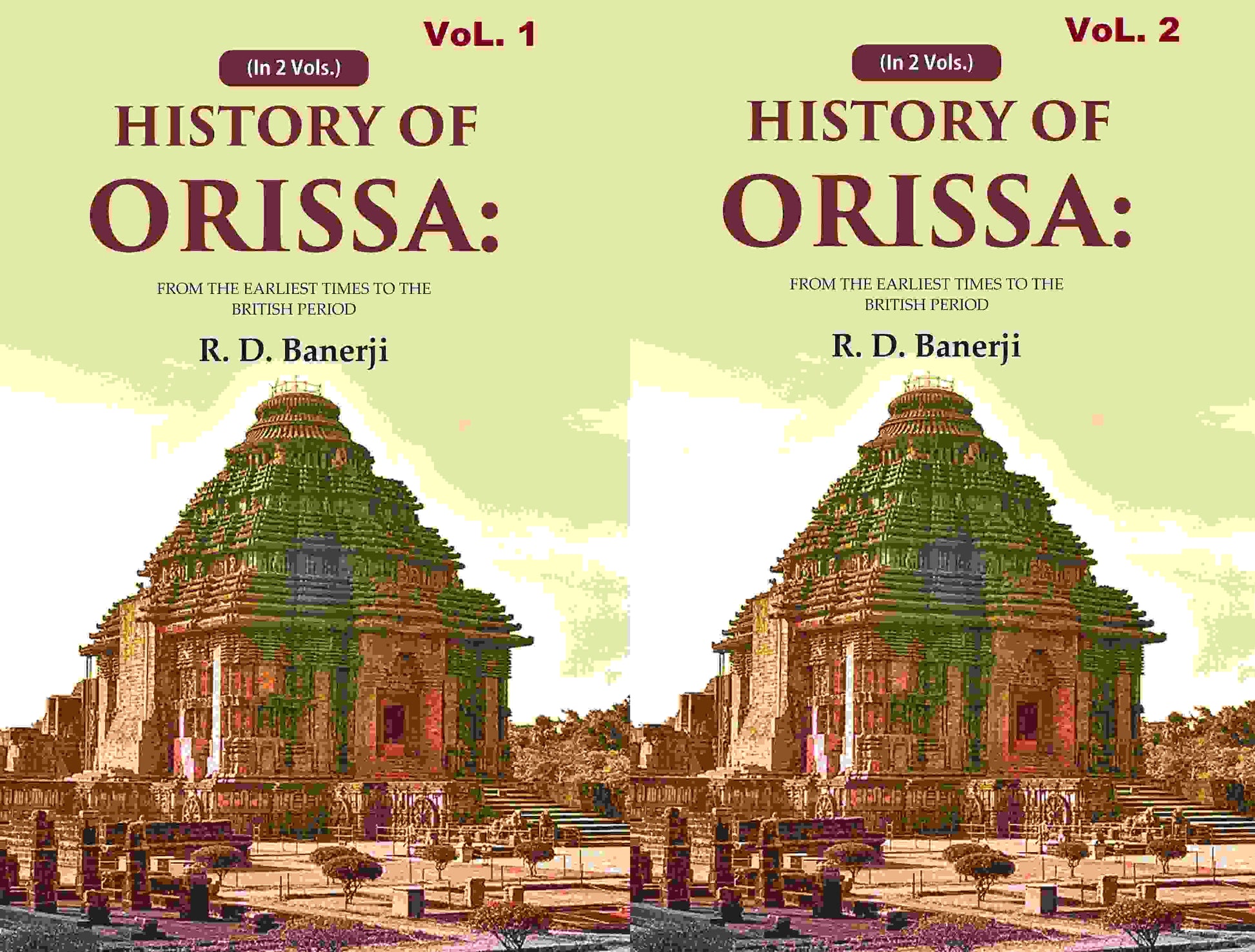 History of Orissa: From the Earliest Times to the British Period 2 Vols. Set - Gyan Books - Swadesiicart