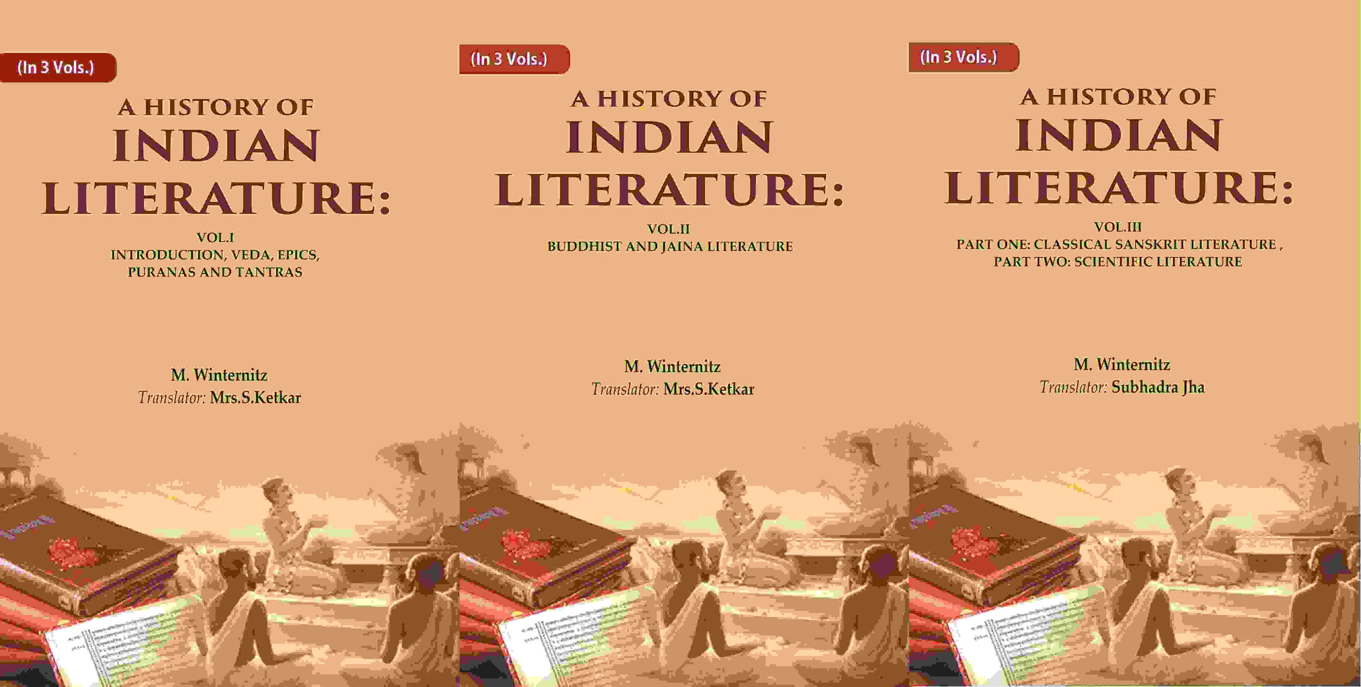 A History Of Indian Literature: I Introduction, Veda, Epics, Puranas And Tantras, Vol.Ii Buddhist And Vol. - Gyan Books - Swadesiicart