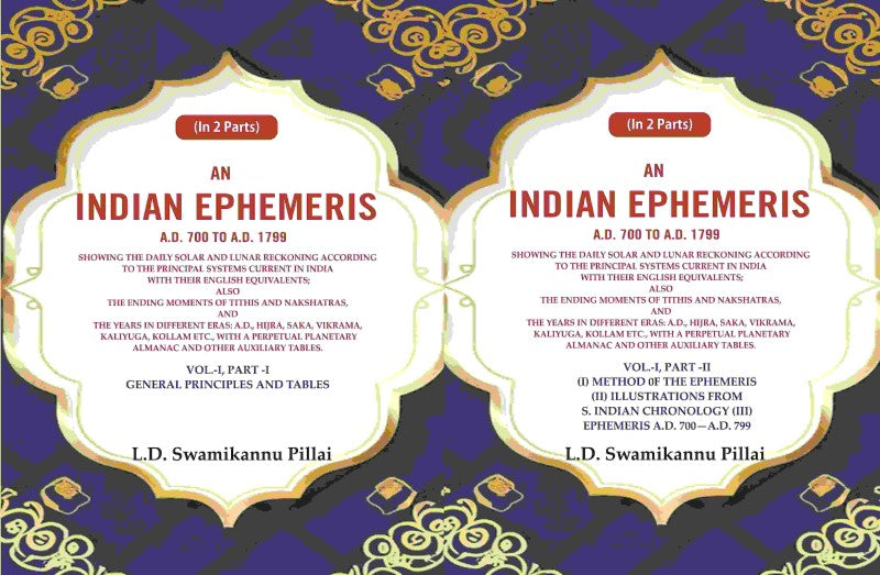 An Indian Ephemeris A.D. 700 to A.D. 1799 Vol-1-2 Parts - Gyan Books - Swadesiicart