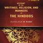 Account of the Writings, Religion, and Manners, of the Hindoos 3rd - Gyan Books - Swadesiicart