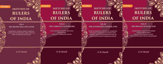 Sketches Of Rulers Of India: 1 The Mutiny Era And After Dalhousie, Canning, Henry Lawrence, Clyde And Vol. - Gyan Books - Swadesiicart