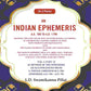 An Indian Ephemeris A.D. 700 To A.D. 1799 : Showing The Daily Solar And Lunar Reckoning According 799 Vol - Gyan Books - Swadesiicart