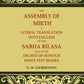 The Assembly of Mirth A Literal Translation Into English of the Sabha Bilasa One of the Degree of Honour Hindi Text-Books - Gyan Books - Swadesiicart