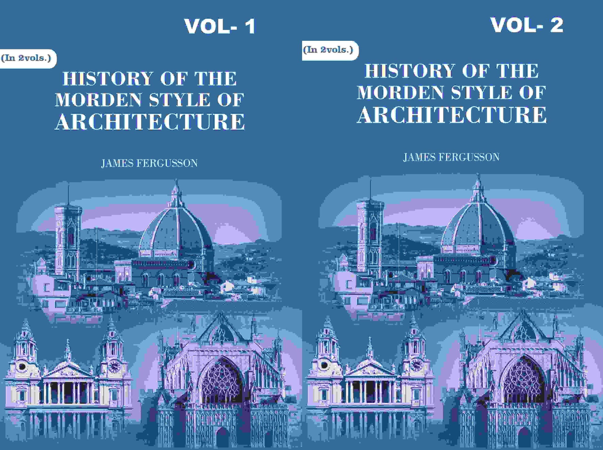 History of the Modern Styles of Architecture 2 Vols. Set - Gyan Books - Swadesiicart