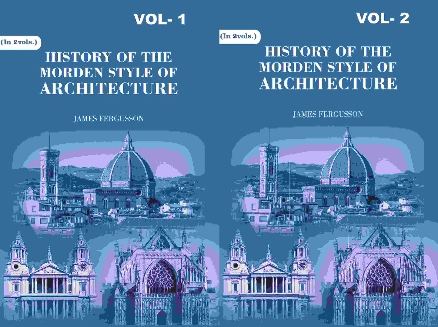 History of the Modern Styles of Architecture 2 Vols. Set - Gyan Books - Swadesiicart