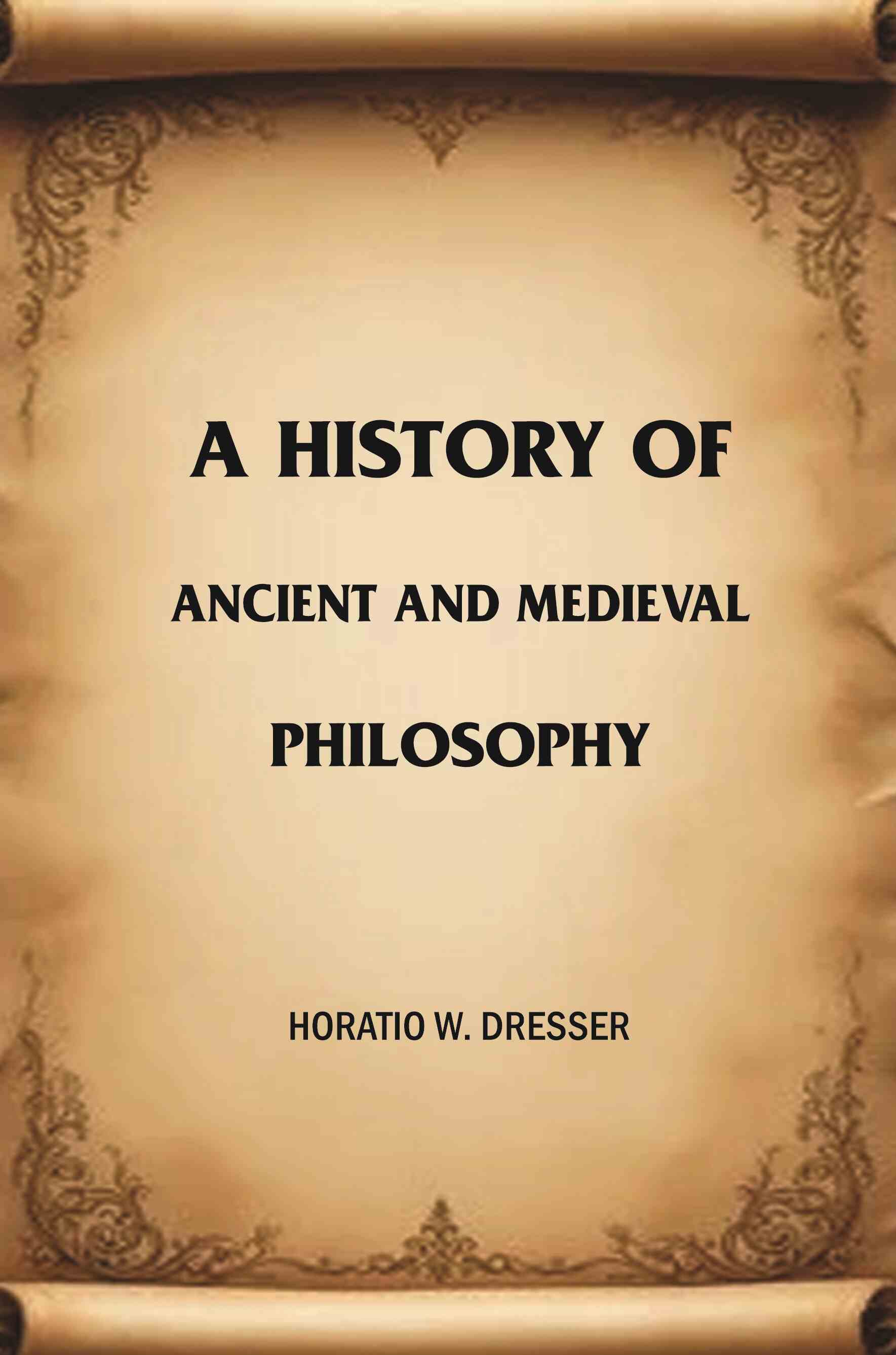 A History of Ancient and Medieval Philosophy - Gyan Books - Swadesiicart