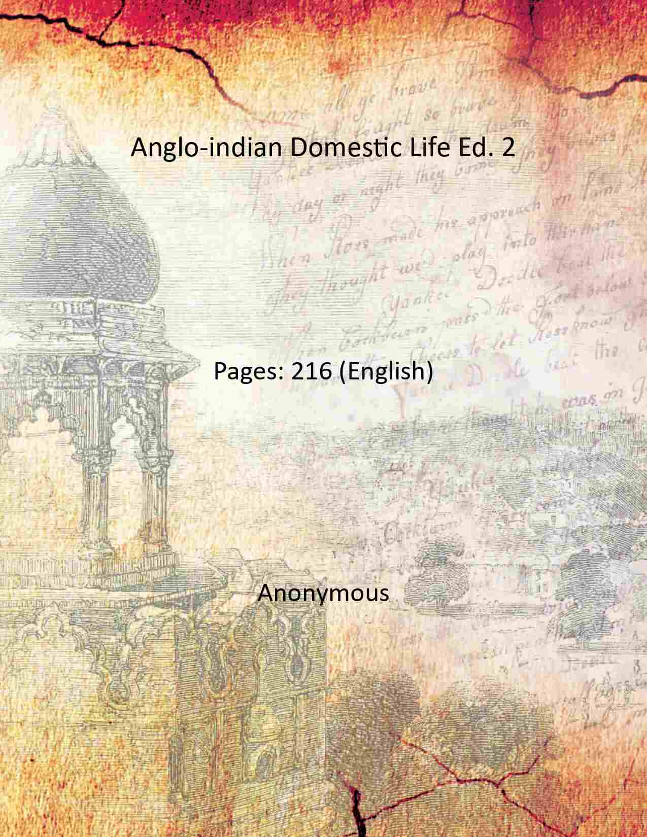 Anglo-indian Domestic Life Ed. 2 - Gyan Books