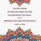 A Hand-Book to the Records of the Government of India in the Imperial Record Department 1748 to 1859 - Gyan Books