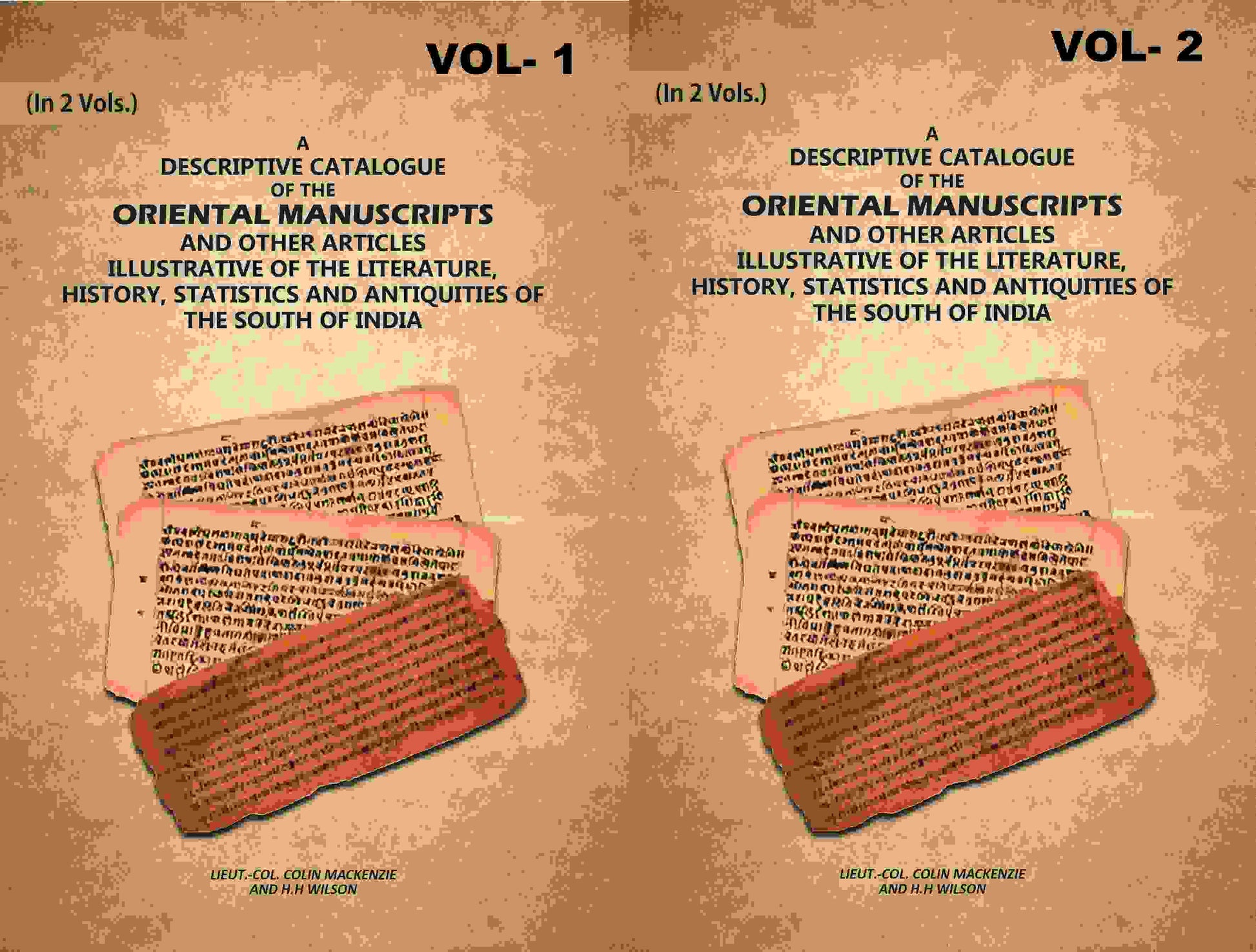 A Descriptive Catalogue of the Oriental Manuscripts and Other Articles Illustrative of the Literature, History, Statistics and Antiquities of the South of India (2 Vols. Set) - Gyan Books