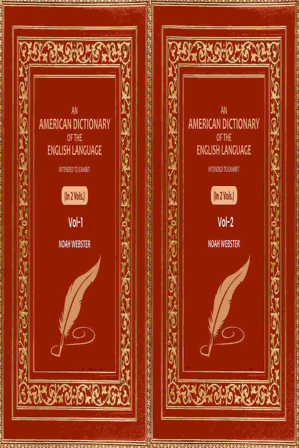 An American Dictionary of the English Language: Intended to Exhibit (2 Vols. Set) - Gyan Books