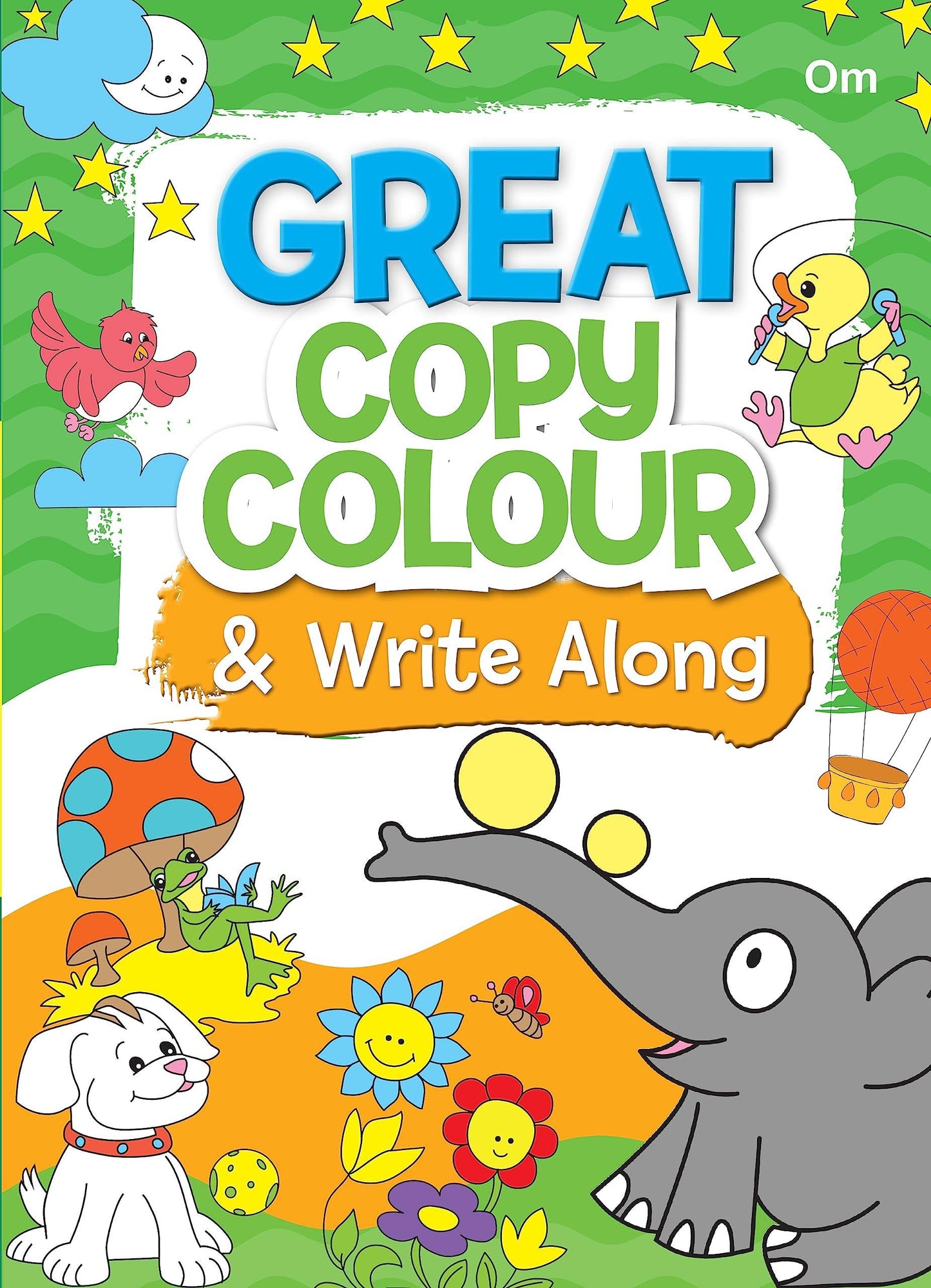 Great Copy Colour and Write Along - Om Books - Swadesiicart