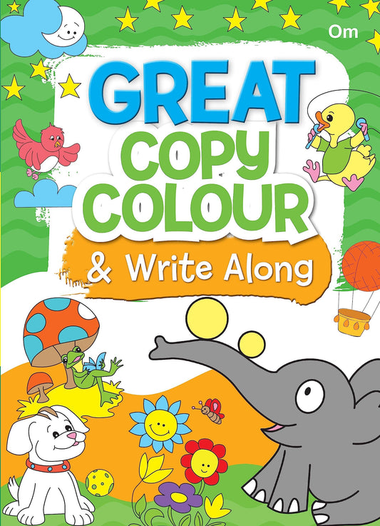 Great Copy Colour and Write Along - Om Books - Swadesiicart