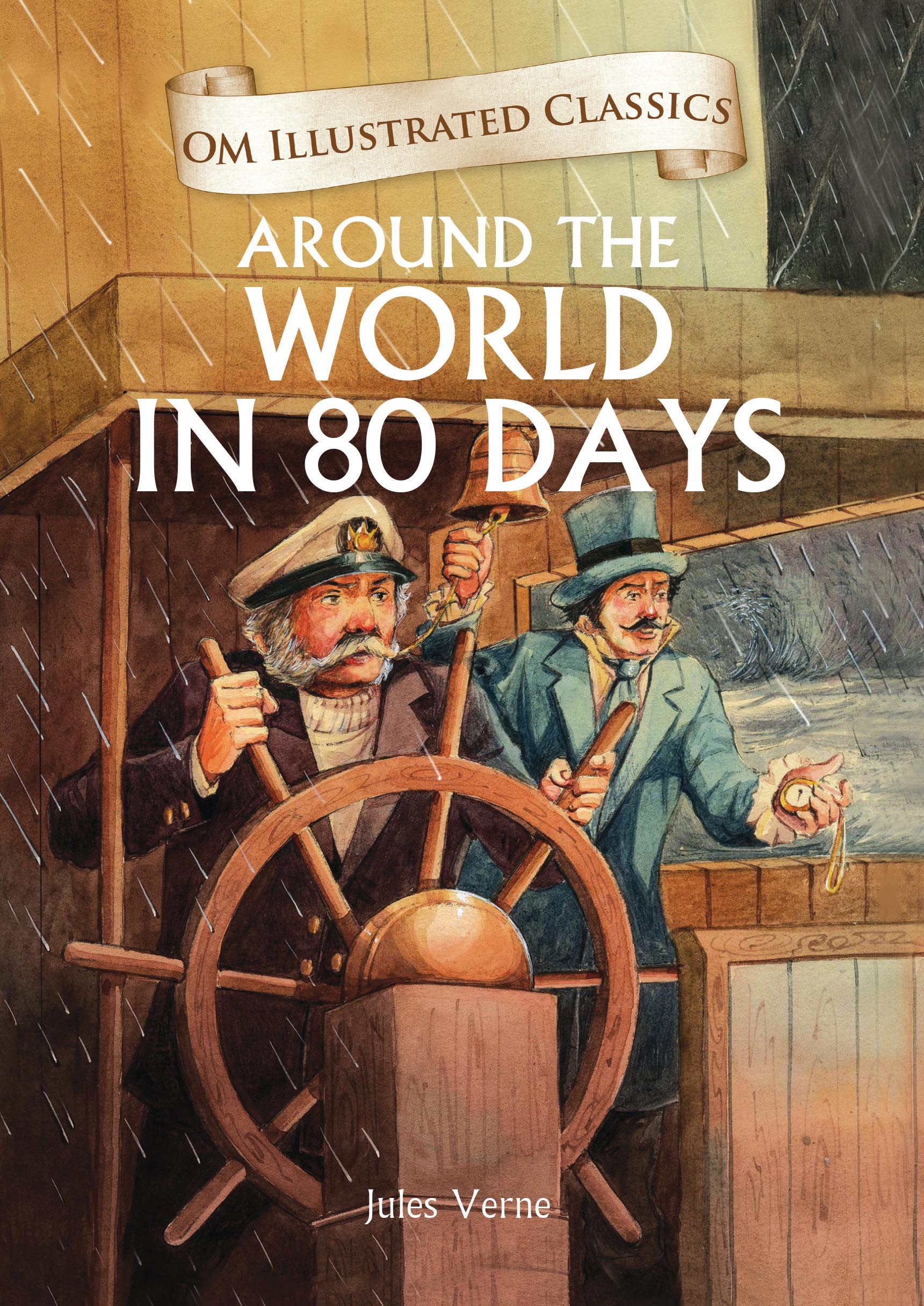 Around the World in 80 Days : Om Illustrated Classics - Om Books