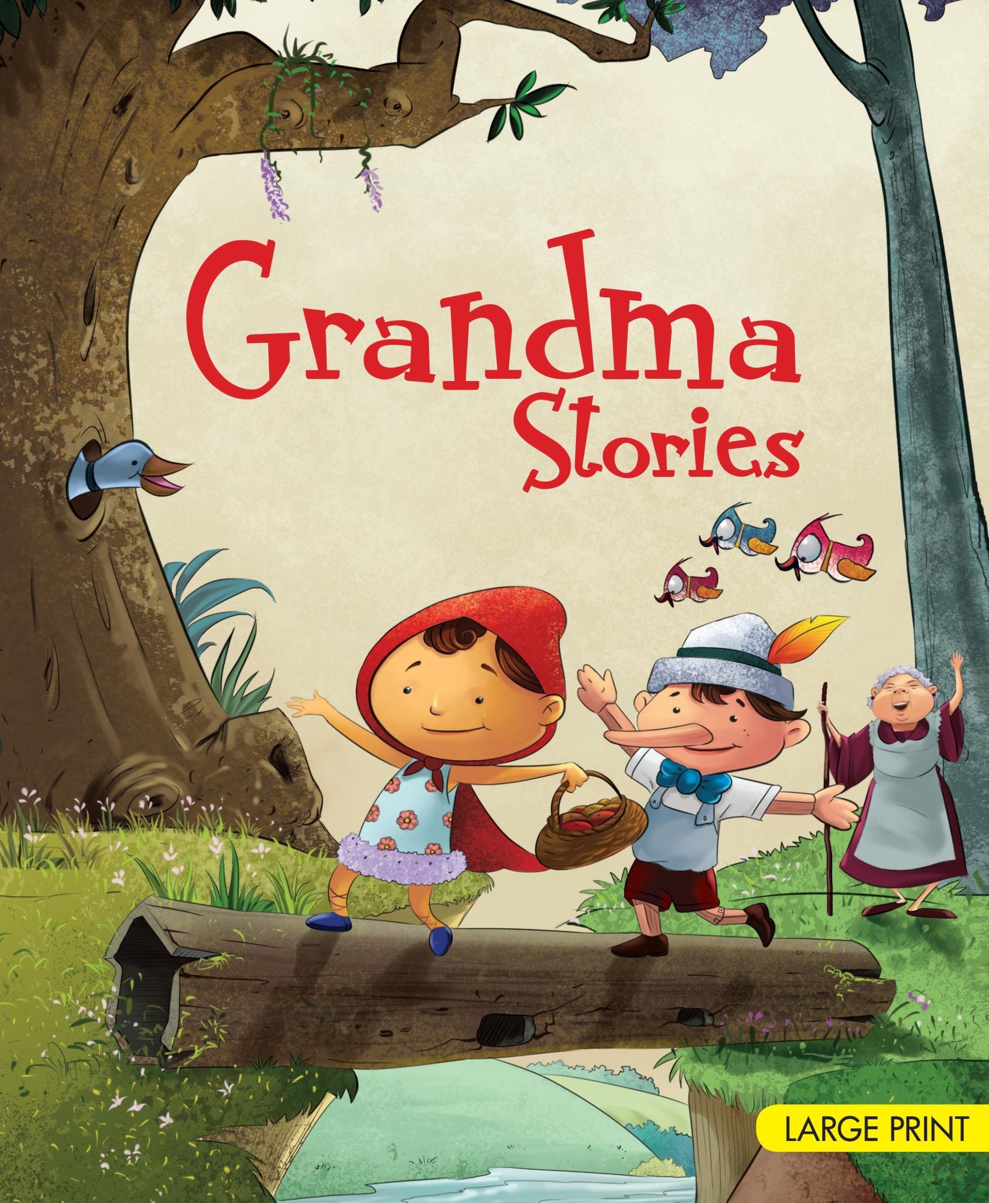 Grandma Stories : Large Print - Om Books - Swadesiicart