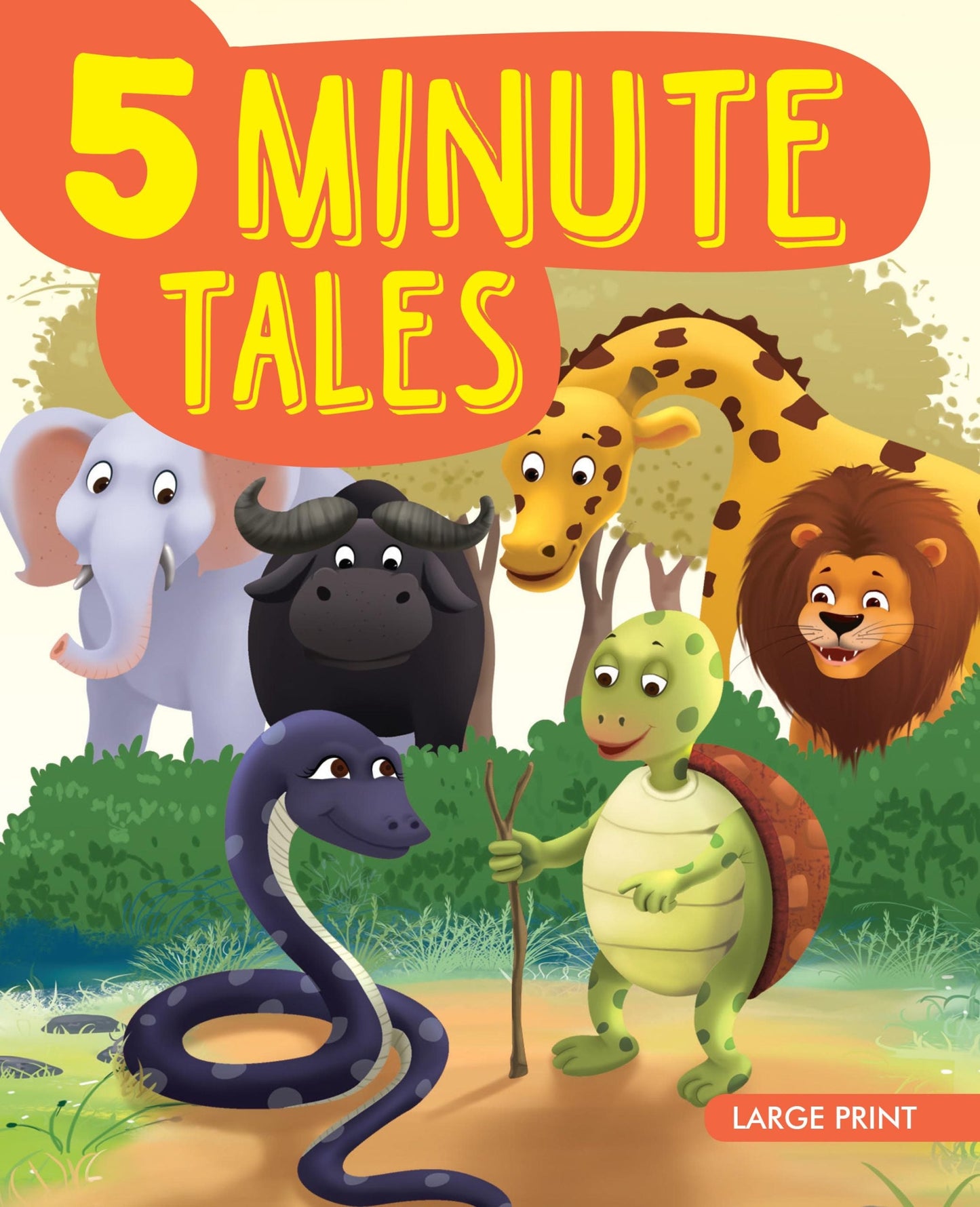 5 Minute Tales : Large Print - Om Books - Swadesiicart