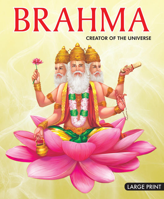 Brahma Creator of the Universe : Large Print - Om Books - Swadesiicart