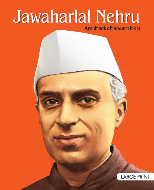 Jawaharlal Nehru : Large Print - Om Books - Swadesiicart