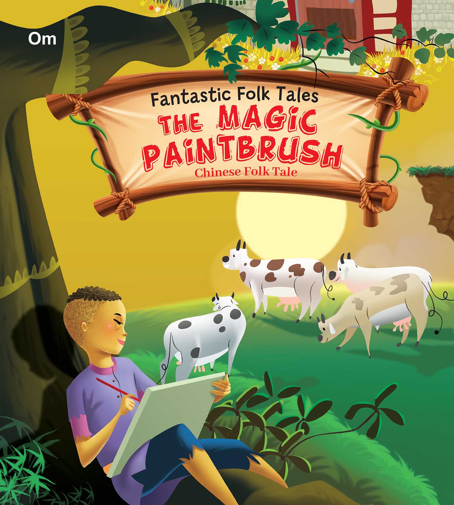 The Magic Paintbrush : Fantastic Folktales - Om Books - Swadesiicart