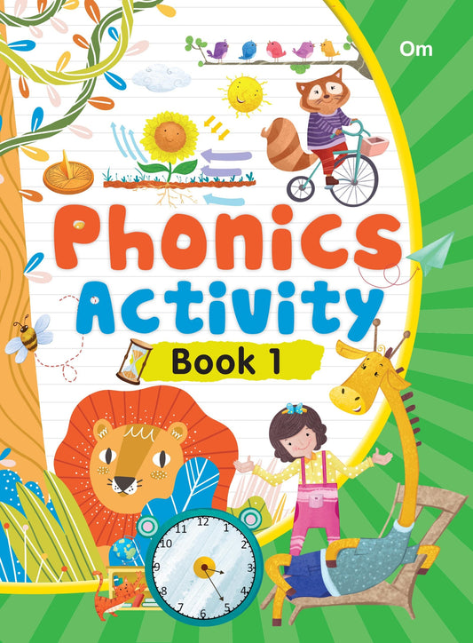 Phonics Activity Workbook 1 - Om Books - Swadesiicart
