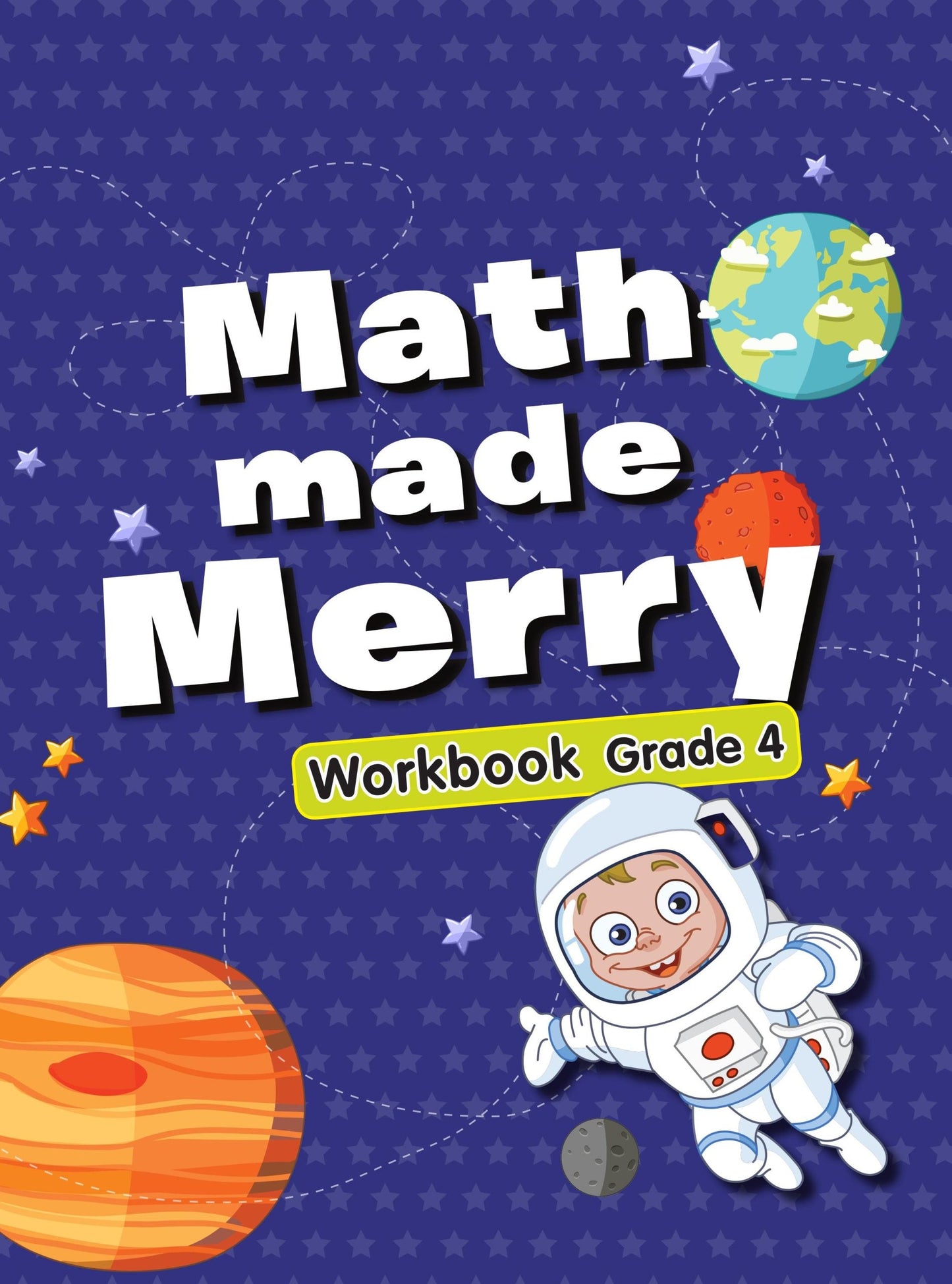 Maths Made Merry Workbook Grade-4 - Om Books - Swadesiicart