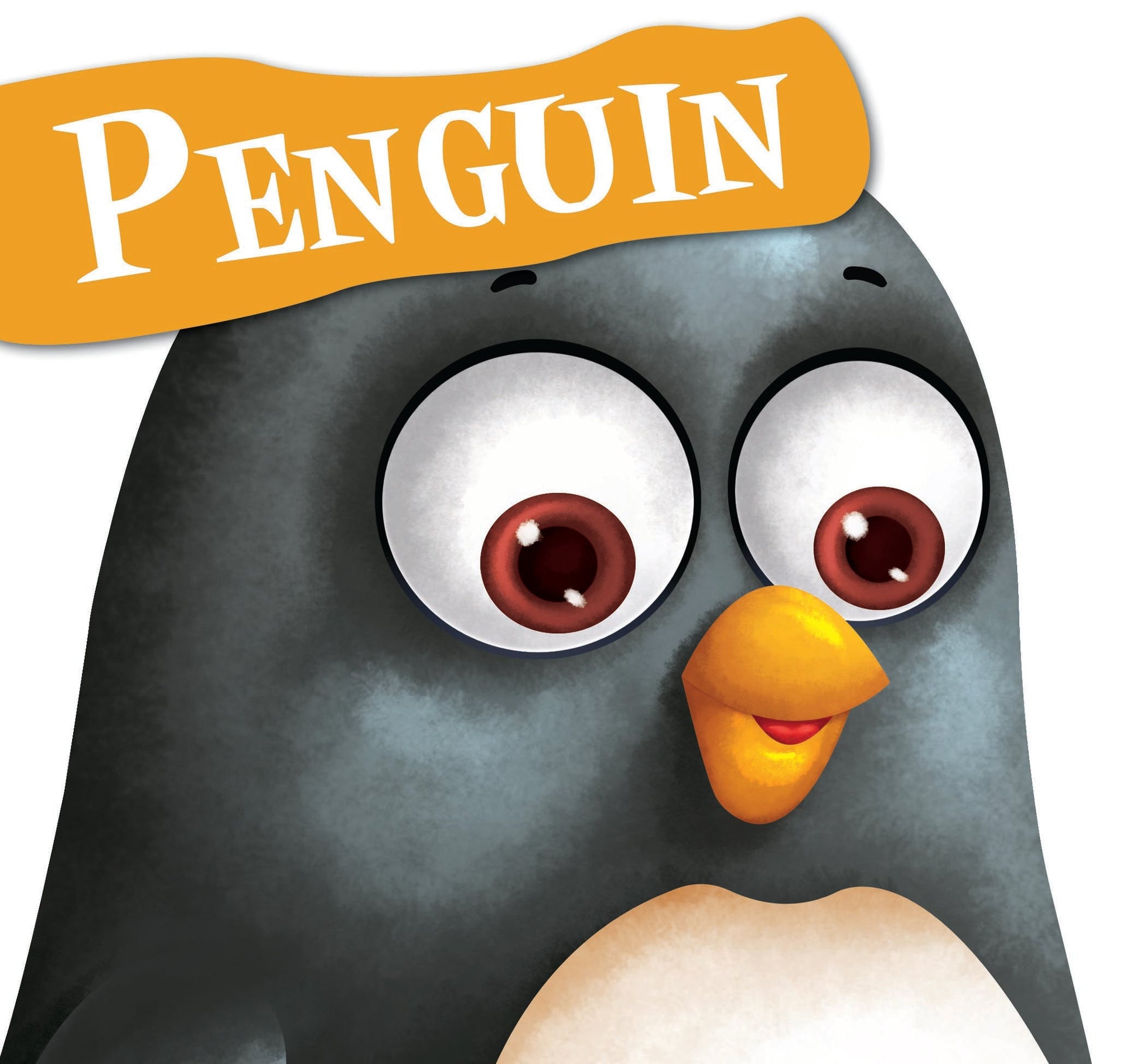 Penguin: Cutout Board Book - Om Books - Swadesiicart