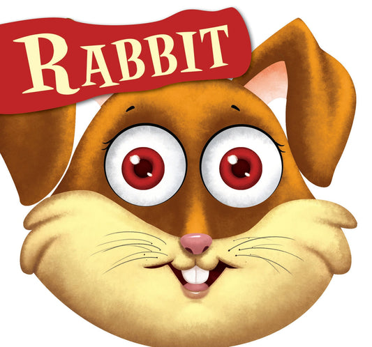 Rabbit : Cutout Board Book - Om Books - Swadesiicart