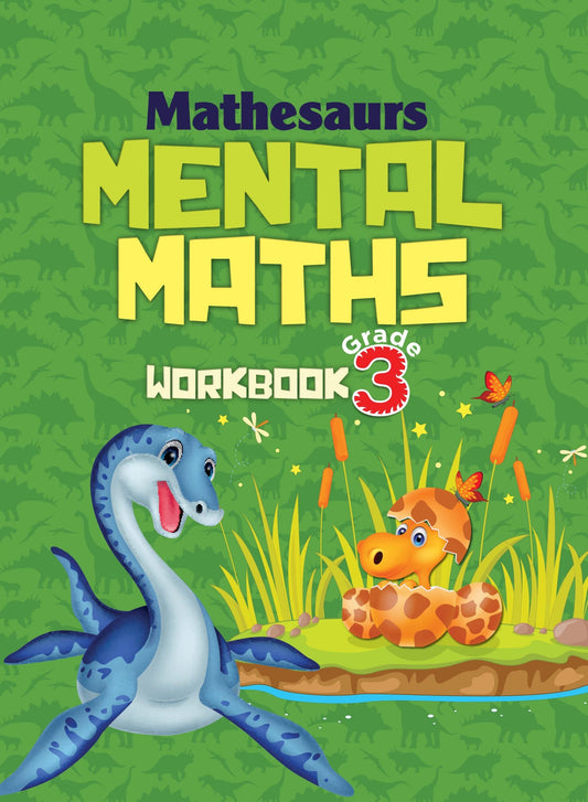 Mathesaurs Mental Math Workbook Grade-3 - Om Books - Swadesiicart