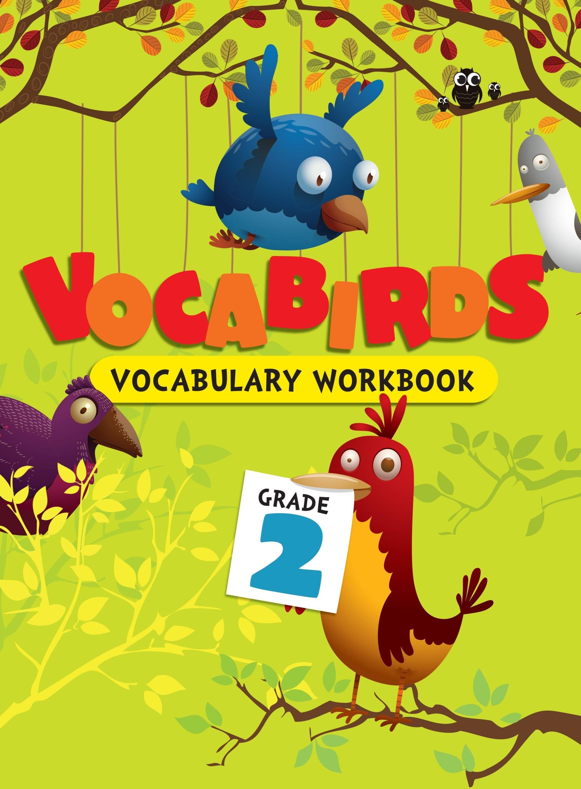 Vocabirds Vocabulary Workbook Grade-2 - Om Books - Swadesiicart