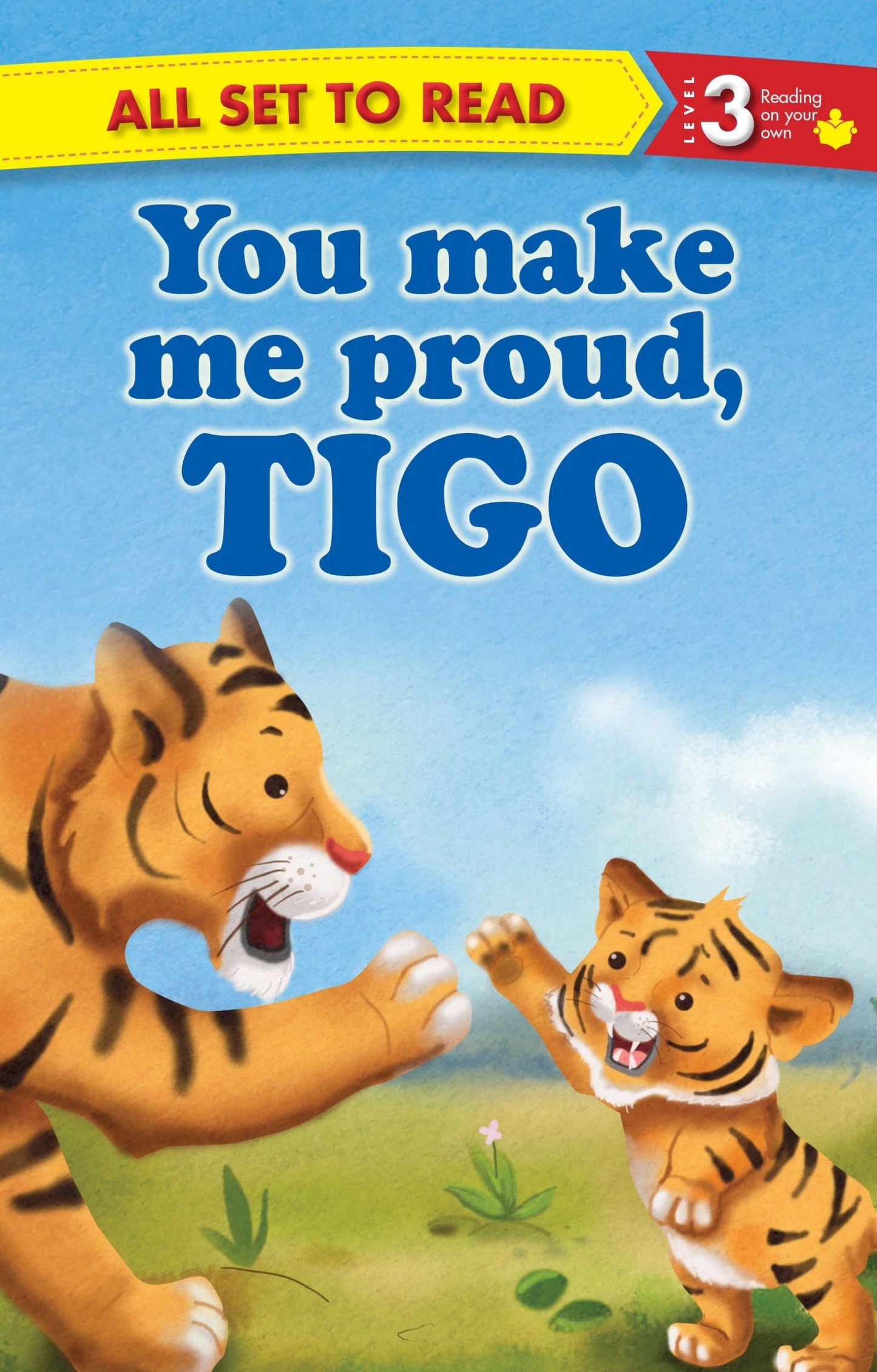 All set to Read Readers Level 3 You make me Pround, Tigo - Om Books - Swadesiicart