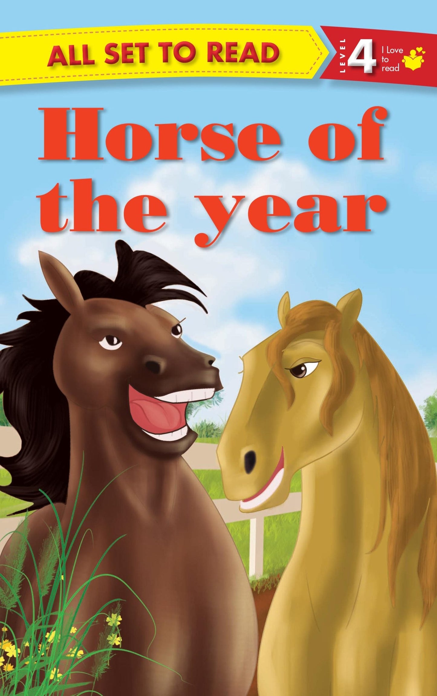 All set to Read Readers Level 4 Horse of the Year - Om Books - Swadesiicart