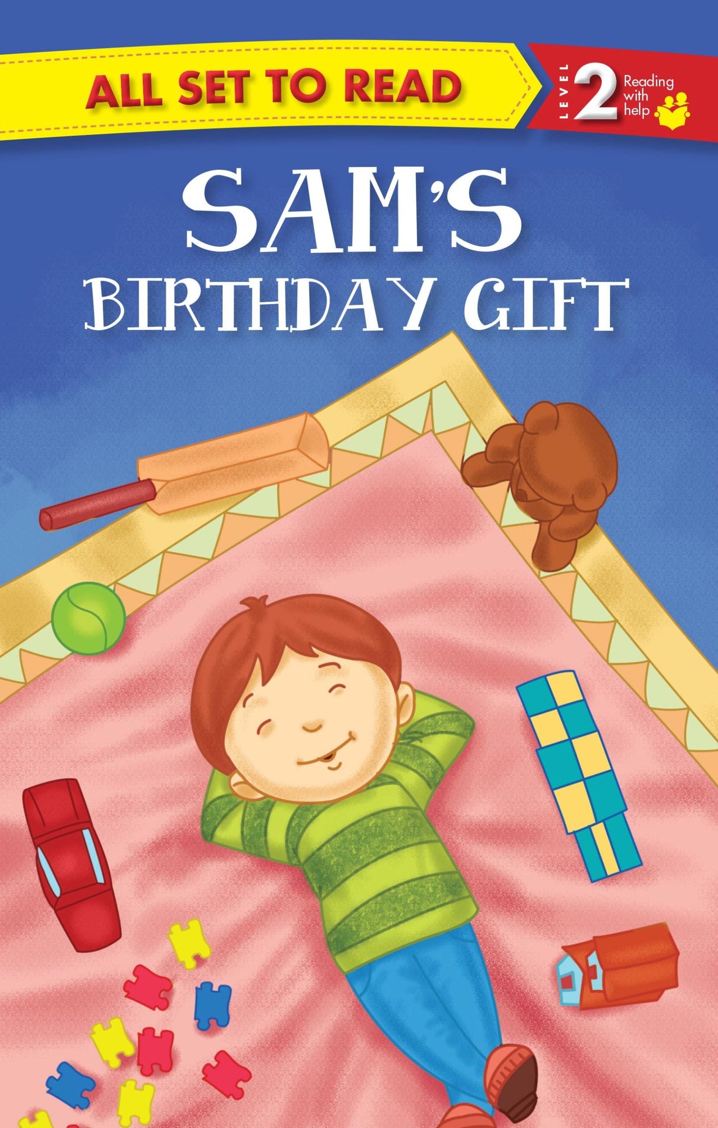 All set to Read Readers Level 2 Sam's Birthday Gift - Om Books - Swadesiicart