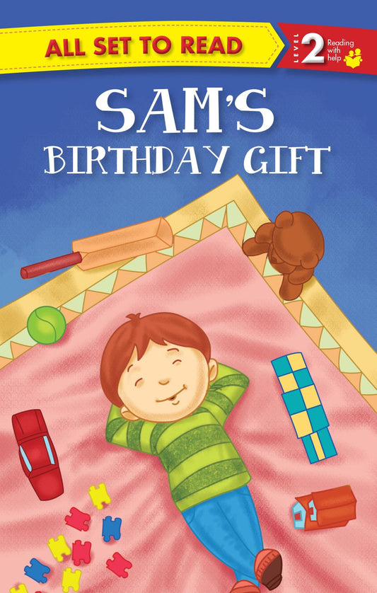 All set to Read Readers Level 2 Sam's Birthday Gift - Om Books - Swadesiicart