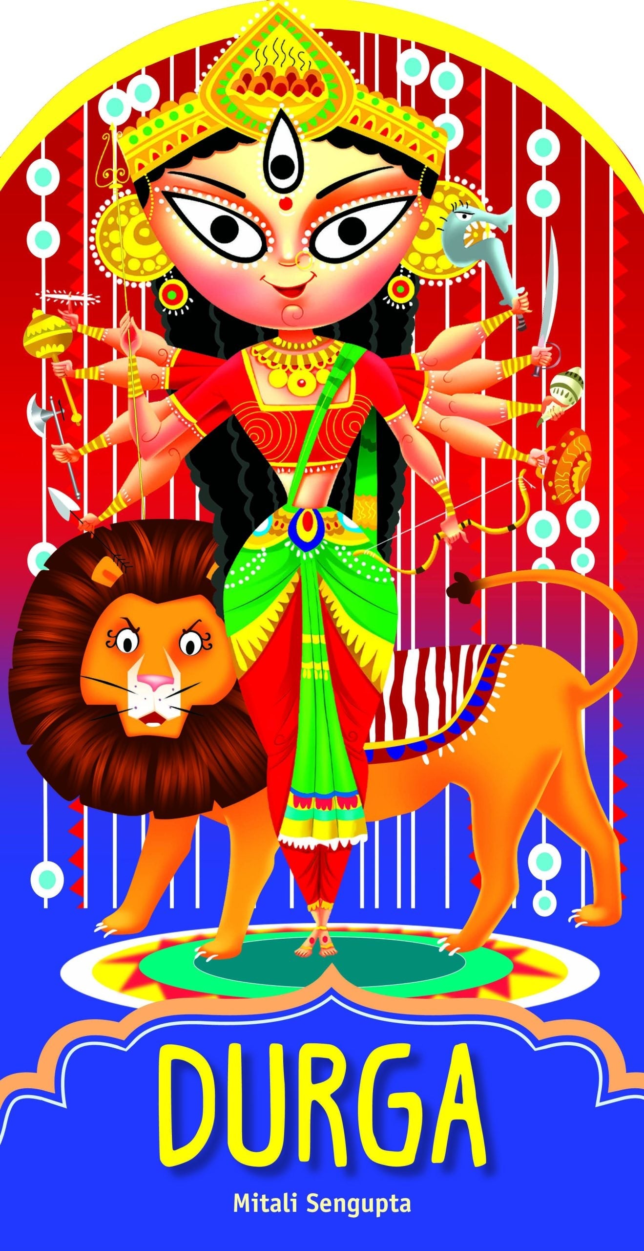 Durga : Cutout Story Book - Om Books - Swadesiicart