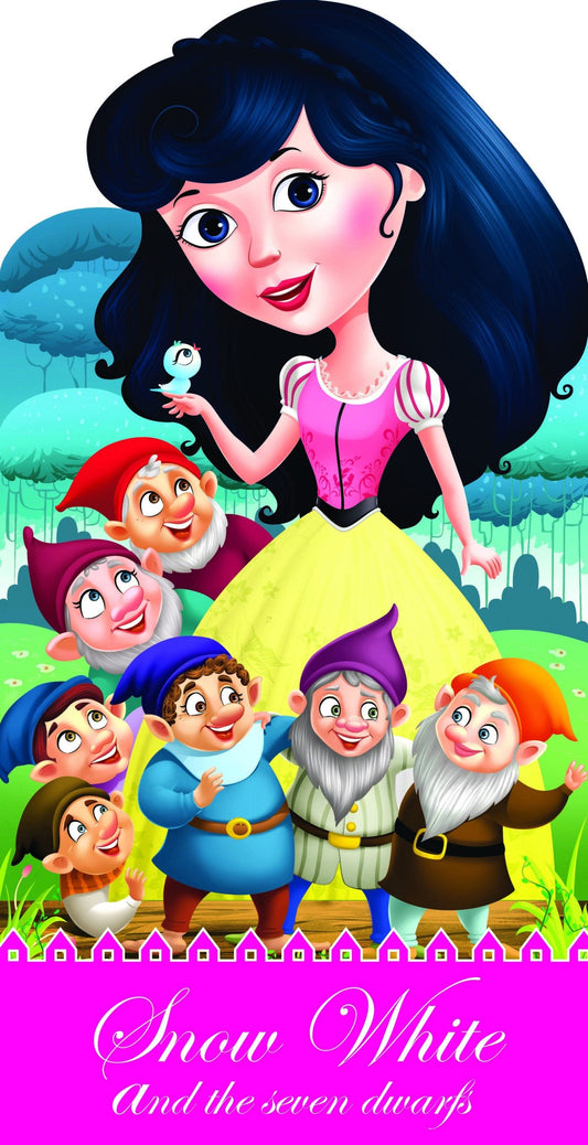 Snow White and the Seven Dwarfs : Cutout Story Book - Om Books - Swadesiicart