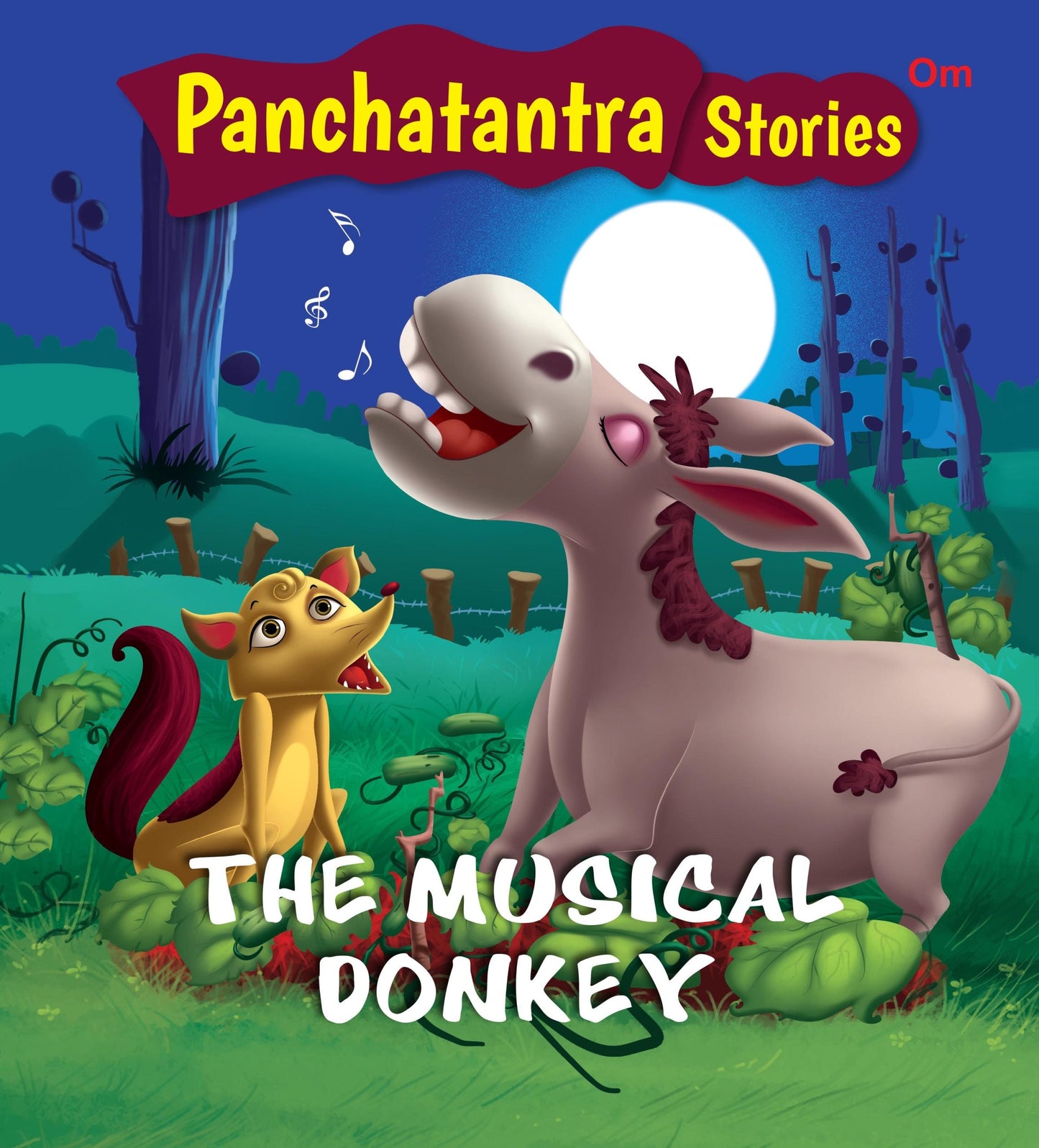 The Musical Donkey : Panchatantra Stories - Om Books - Swadesiicart