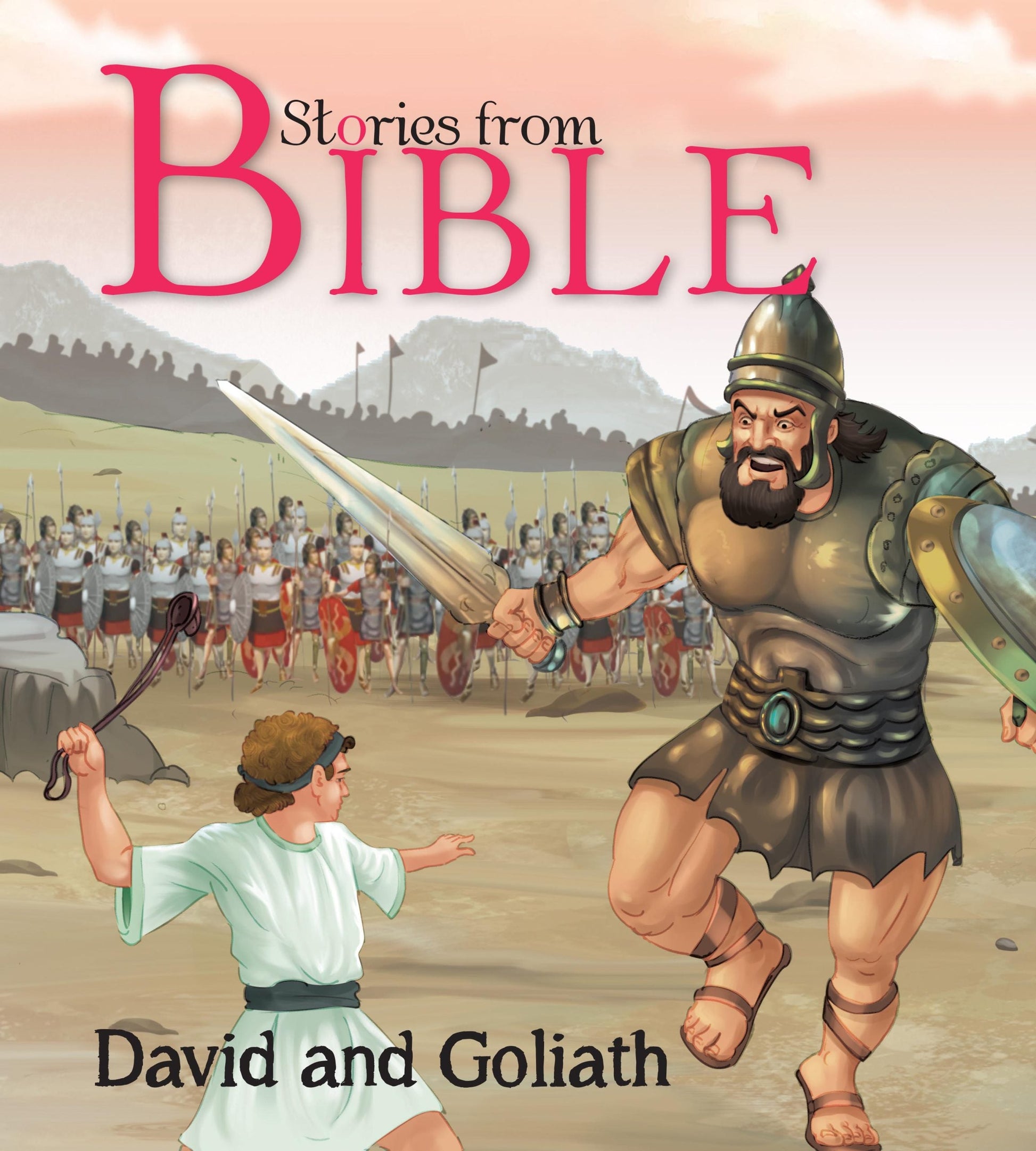 Stories from Bible David and Goliath - Om Books - Swadesiicart
