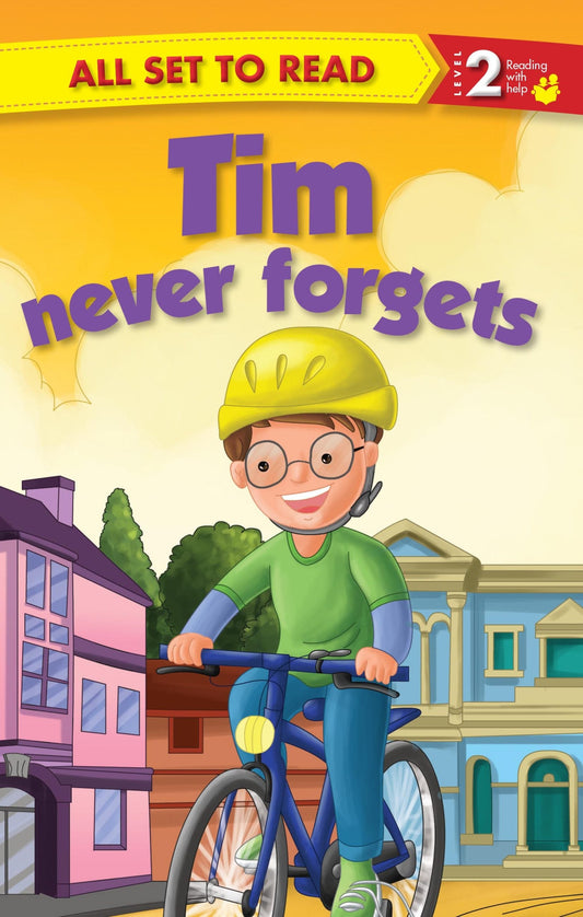 All set to Read Readers Level 2 Tim Never Forgets - Om Books - Swadesiicart