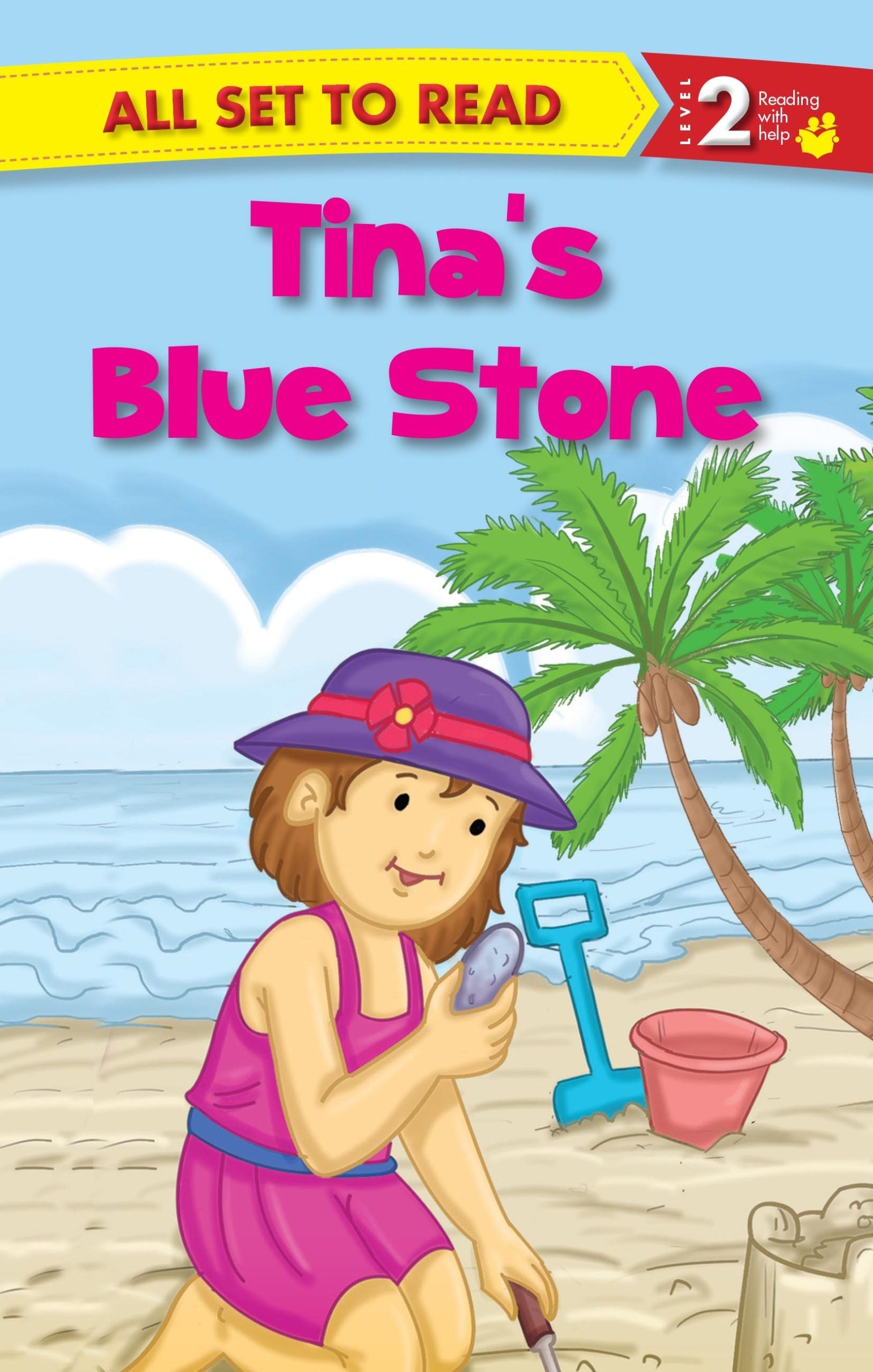 All set to Read Readers Level 2 Tina's Blue Stone - Om Books - Swadesiicart