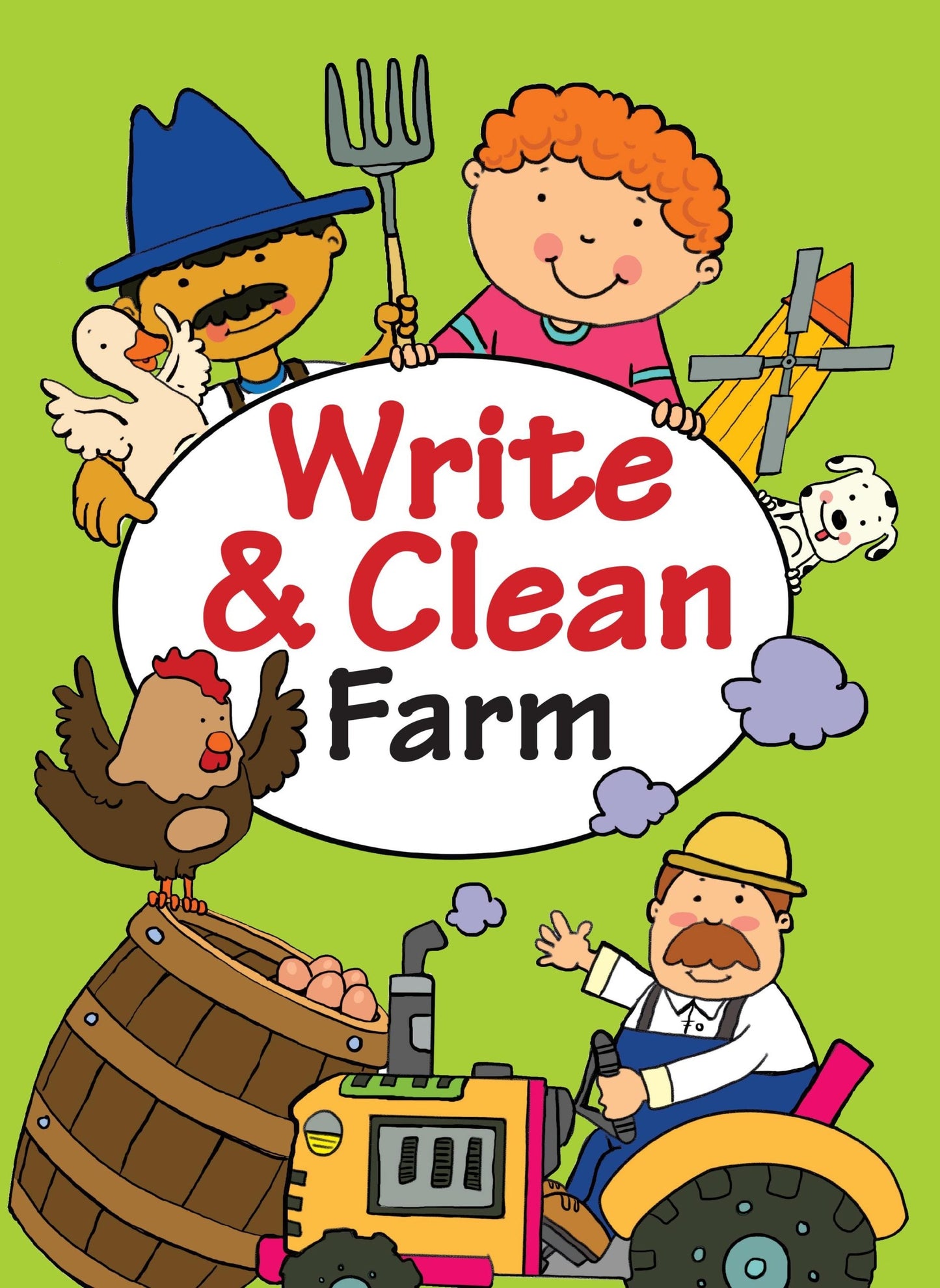 Write & Clean Farm - Om Books - Swadesiicart