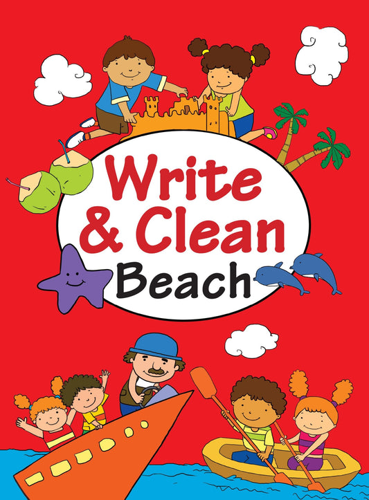 Write & Clean Beach - Om Books - Swadesiicart