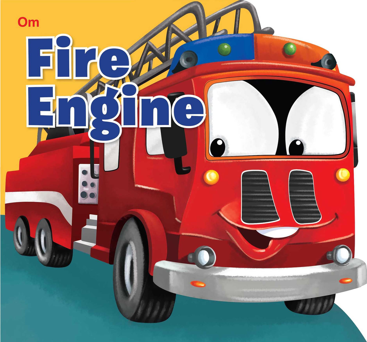 Fire Engine : Cutout Board Book - Om Books - Swadesiicart
