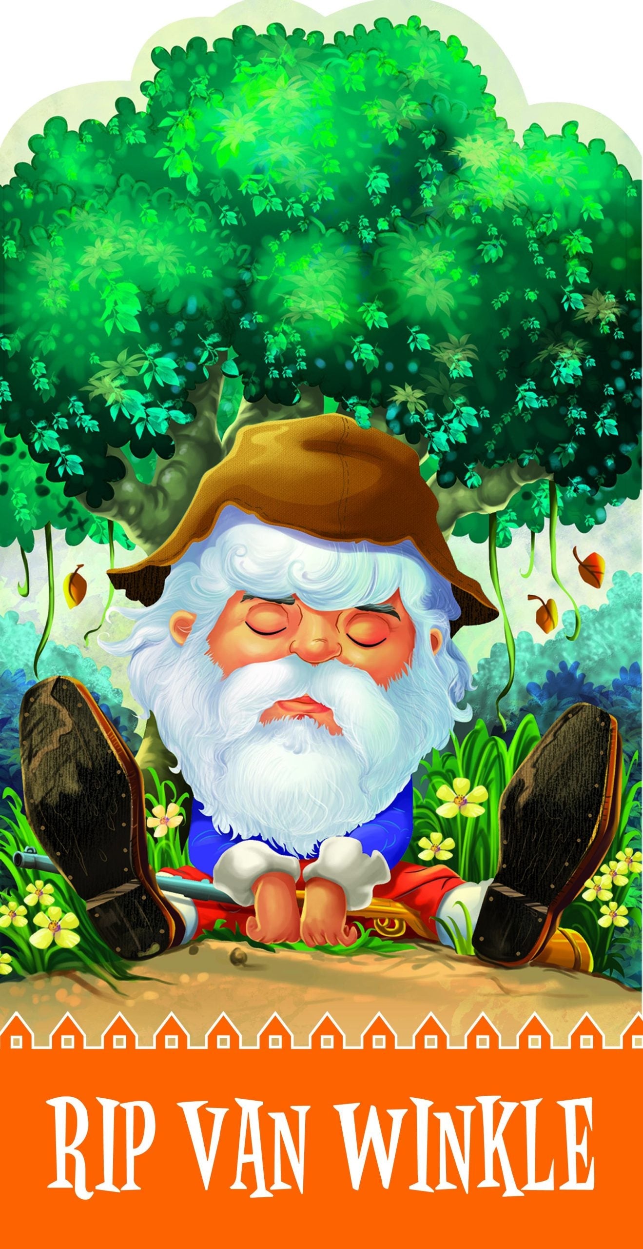Rip Van Winkle : Cutout Story Book - Om Books - Swadesiicart