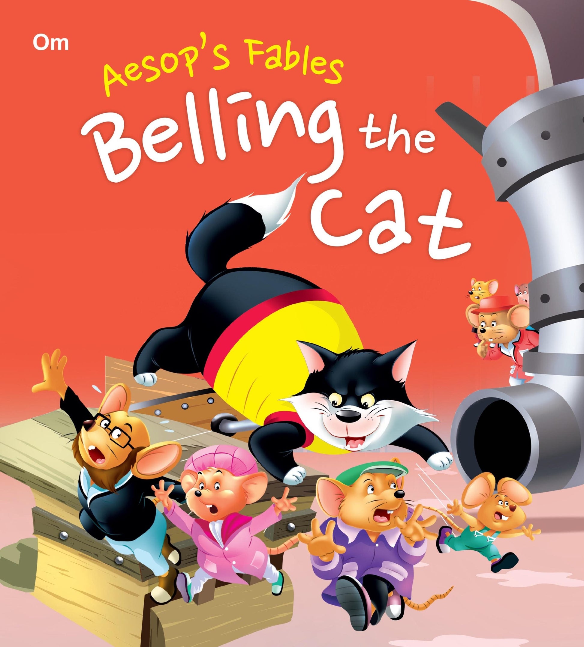 Belling the Cat : Aesops Fables - Om Books - Swadesiicart