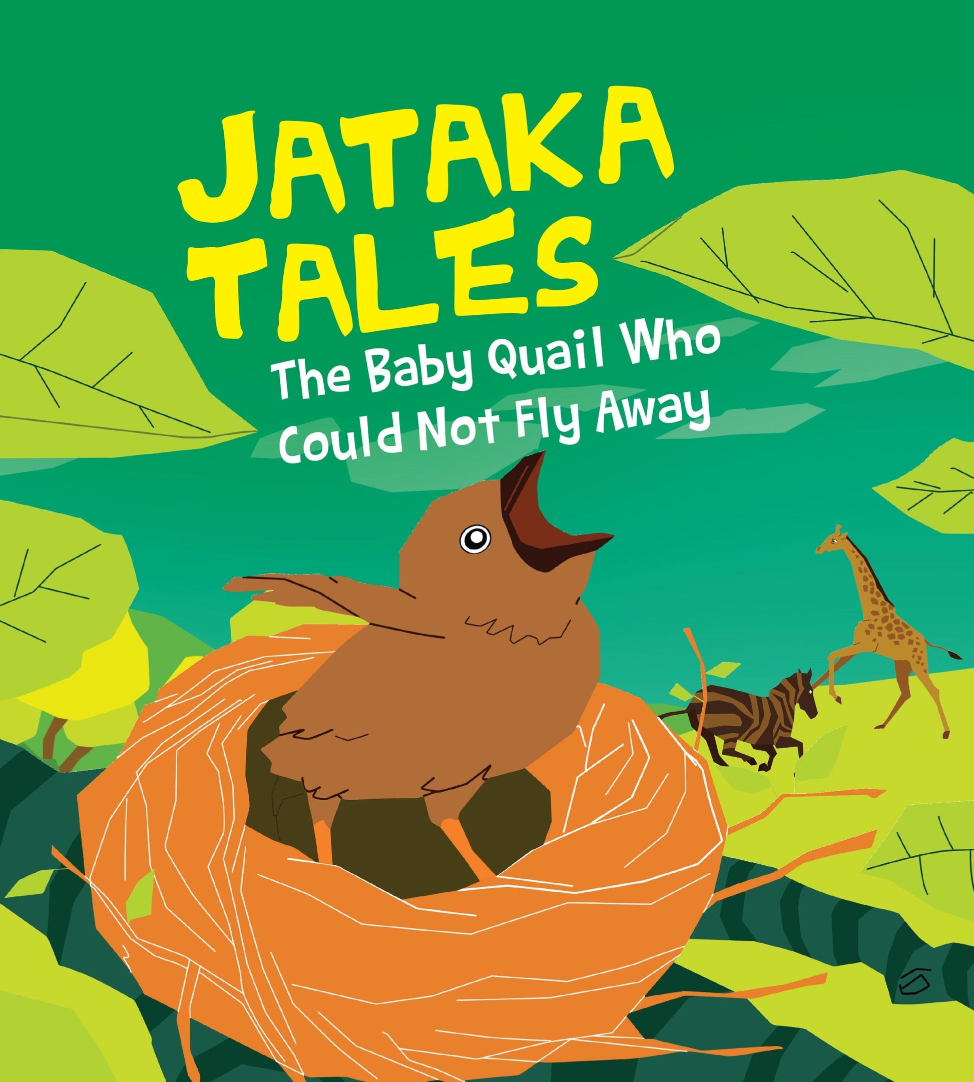 The Baby Quail Who Could not Fly Away : Jataka Tales - Om Books - Swadesiicart