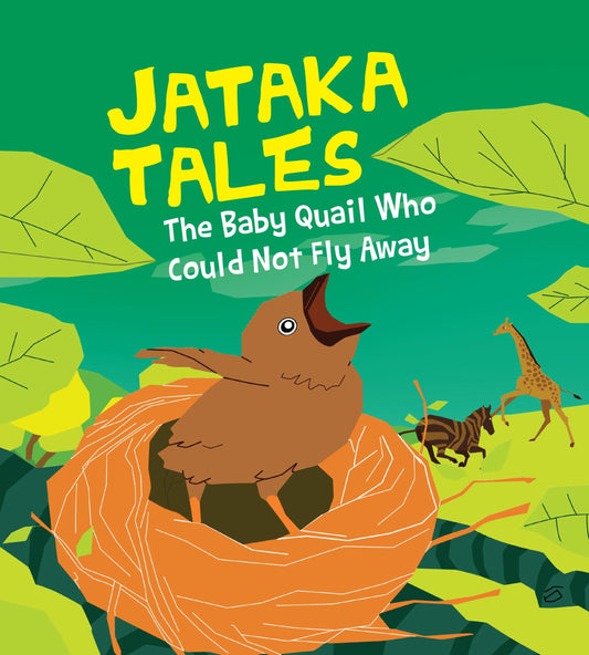 The Baby Quail Who Could not Fly Away : Jataka Tales - Om Books - Swadesiicart