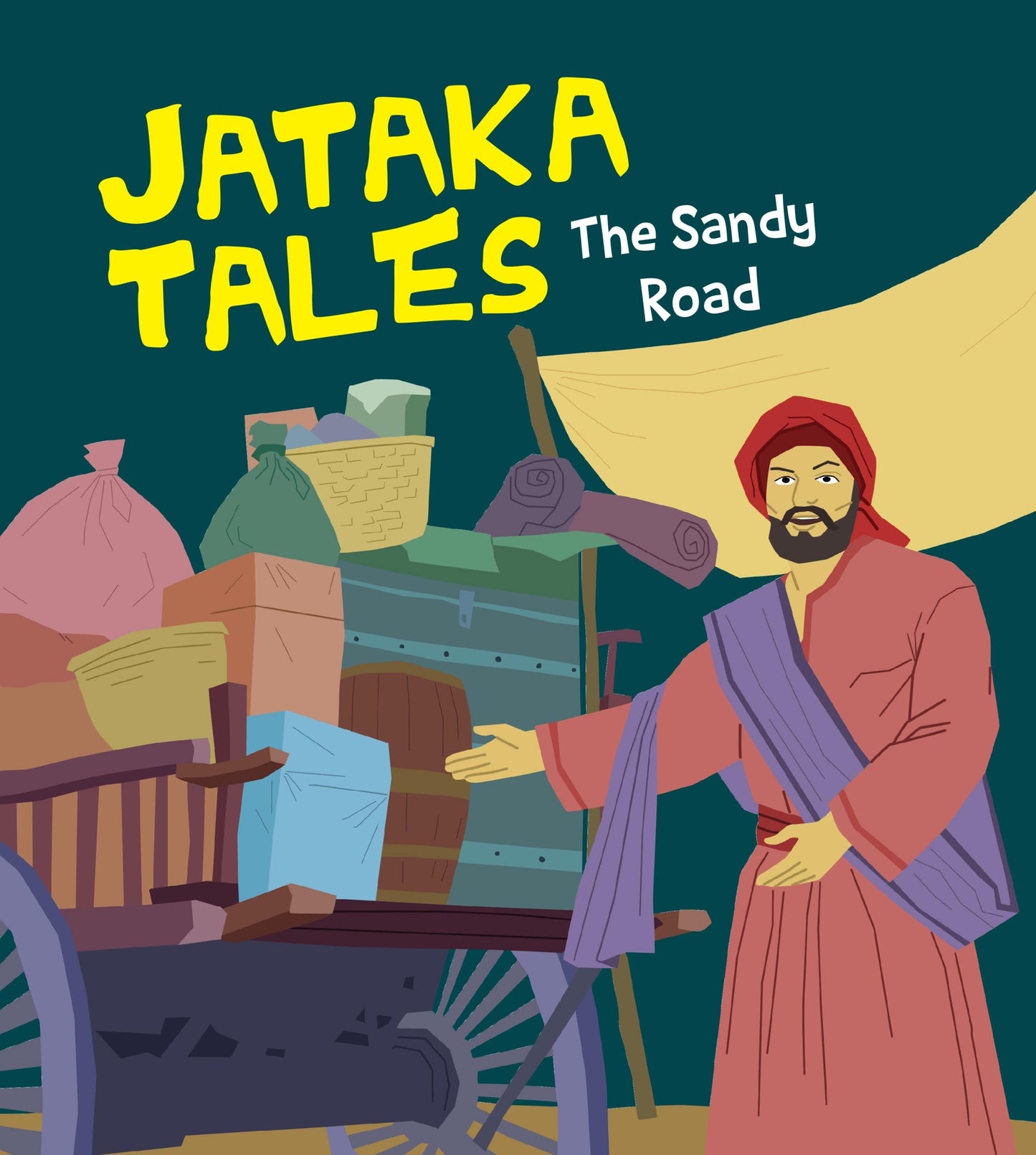 The Sandy Road : Jataka Tales - Om Books - Swadesiicart