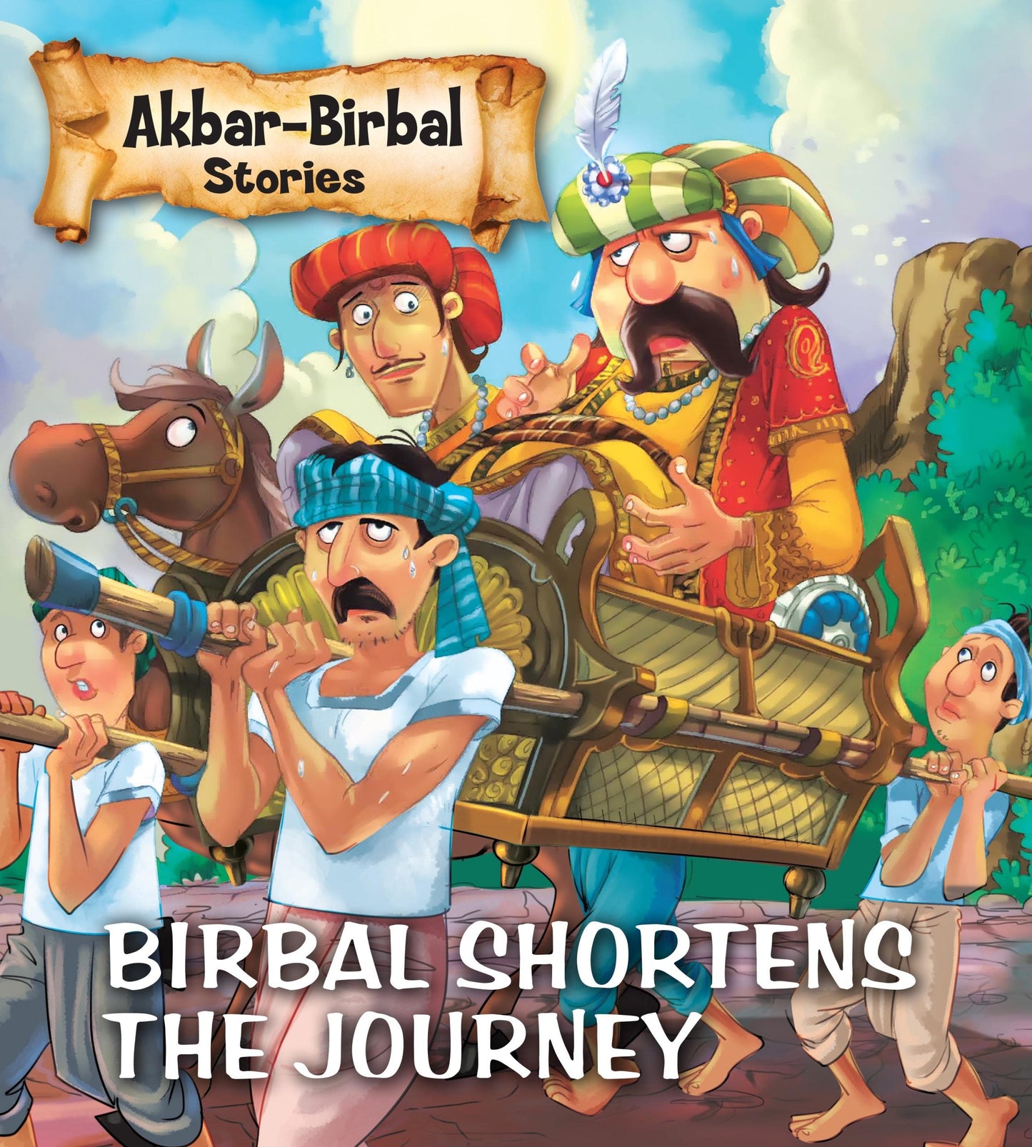 Birbal Shortens the Journey : Akbar Birbal Stories - Om Books - Swadesiicart