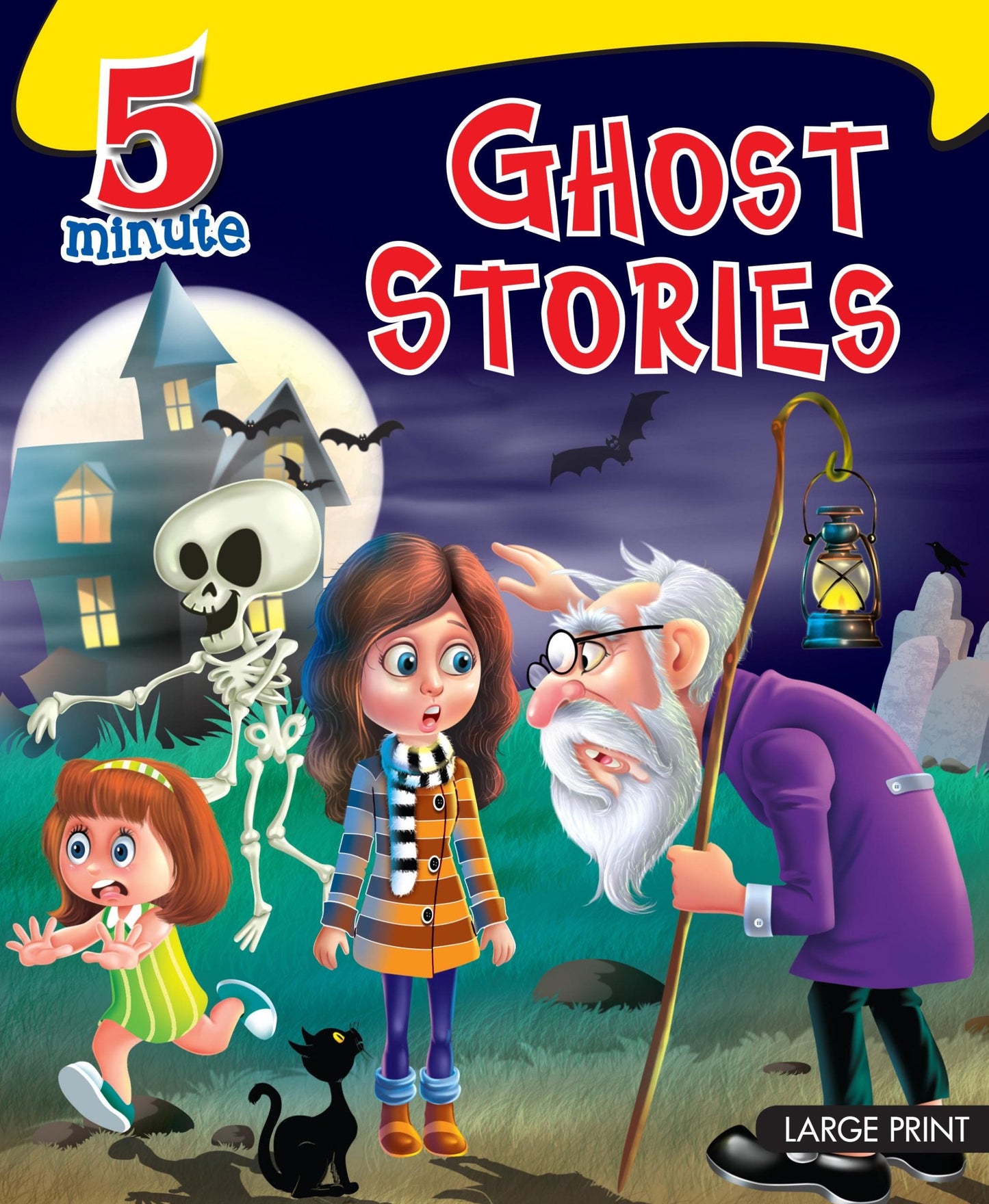 5 Minute Ghost Stories : Large Print - Om Books - Swadesiicart