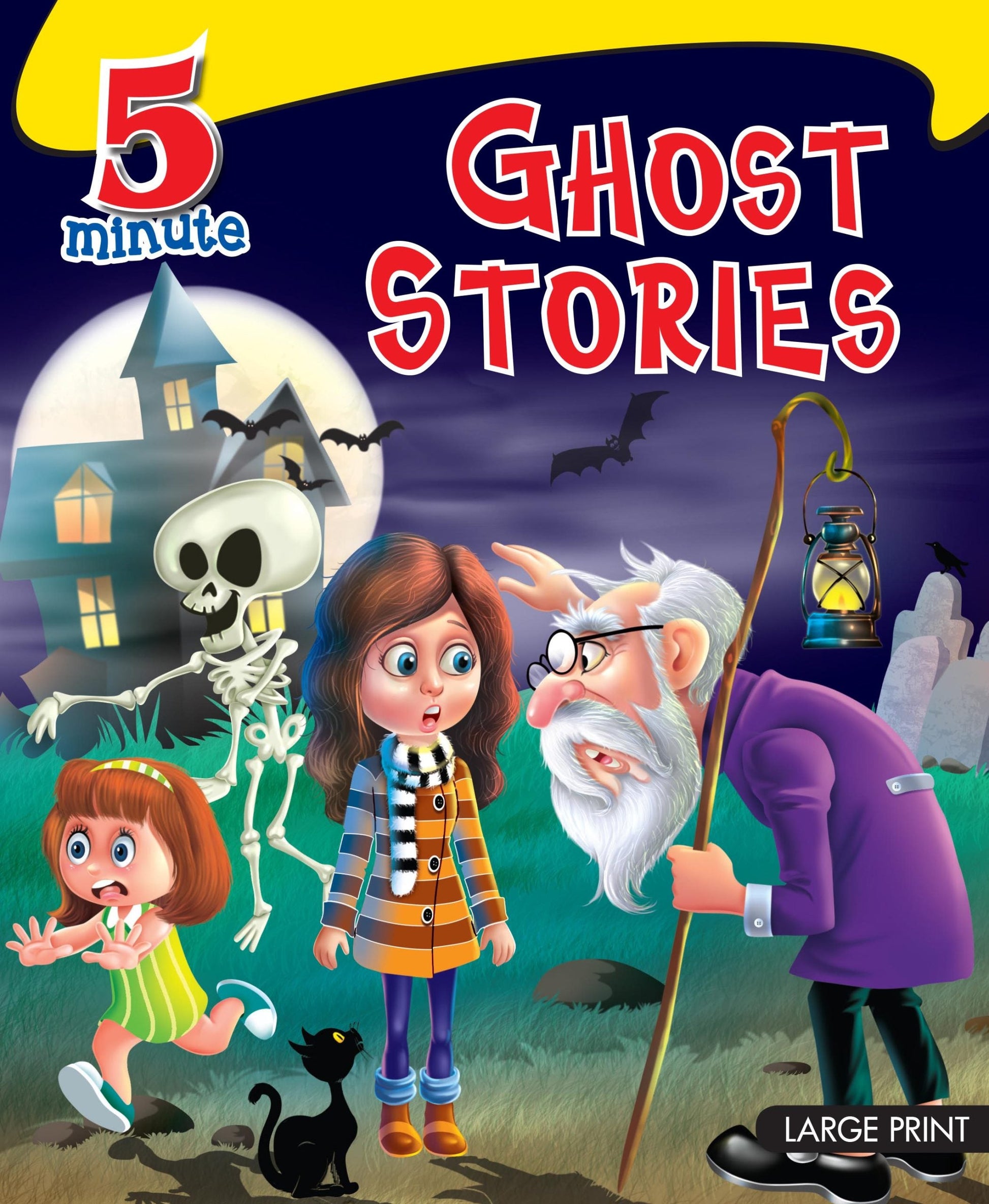 5 Minute Ghost Stories : Large Print - Om Books - Swadesiicart